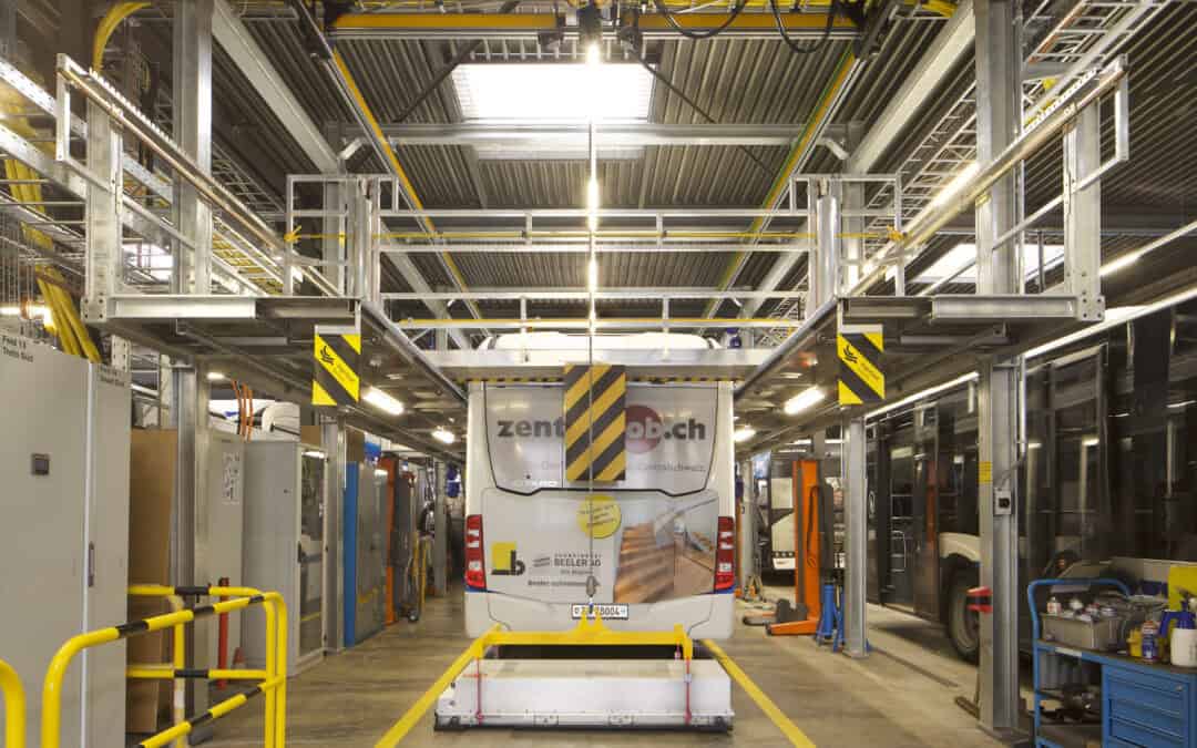 Dacharbeitsplatz Einstellhalle 78 – E-Mobilität, ZVB, Zug, zweite Phase