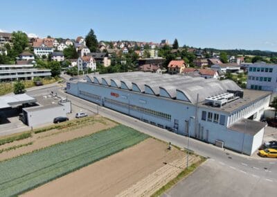 Die geschichtsträchtige Shedhalle wird umfassend innen und aussen saniert