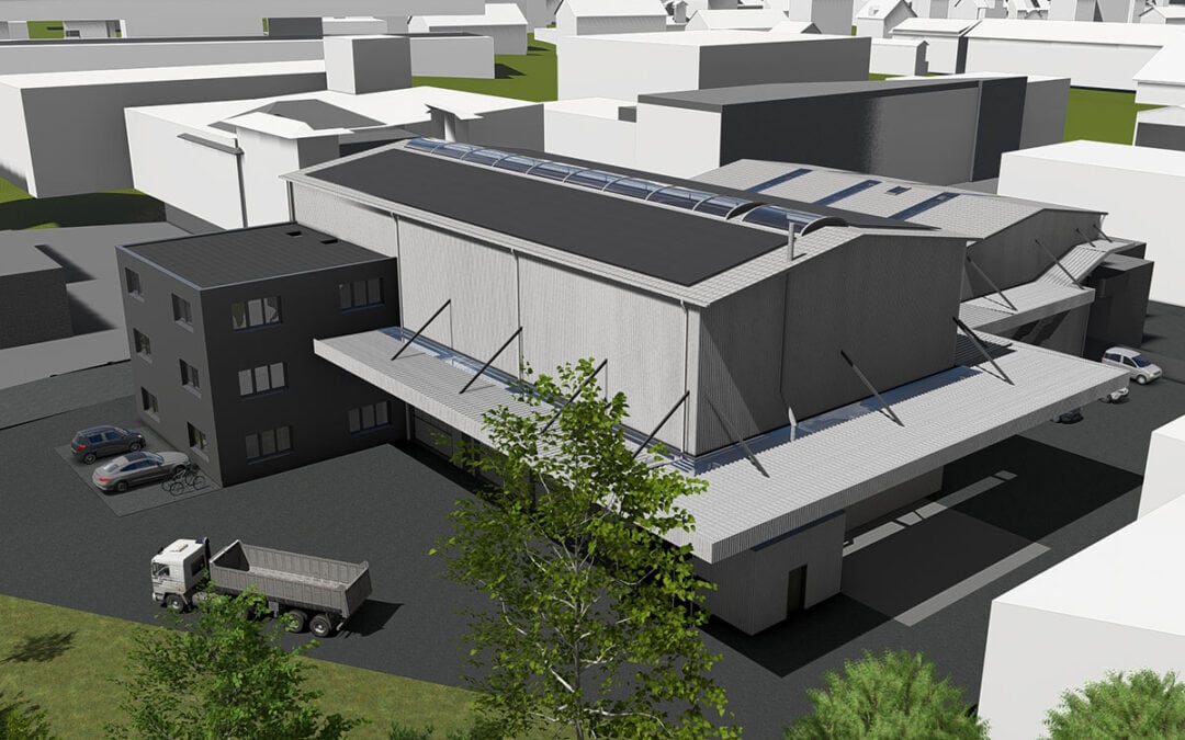 Neubau Hutter Baumaschinen – Inwil