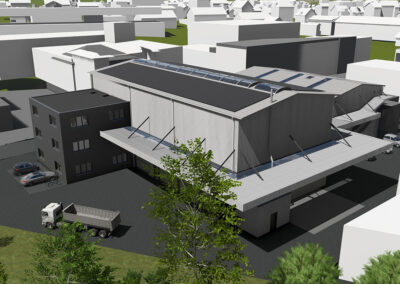 Neubau Hutter Baumaschinen – Inwil