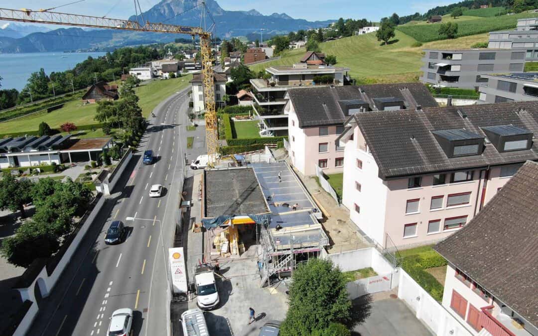 Ersatzneubau Tankstellenshop Migrolino – Meggen
