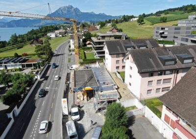 Ersatzneubau Tankstellenshop Migrolino – Meggen